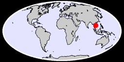 13.66 N, 104.86 E Global Context Map