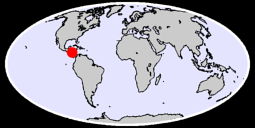 13.66 N, 83.39 W Global Context Map