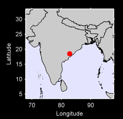 18.48 N, 82.82 E Local Context Map