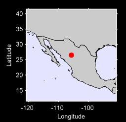 26.52 N, 105.67 W Local Context Map
