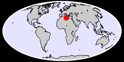 32.95 N, 14.36 E Global Context Map