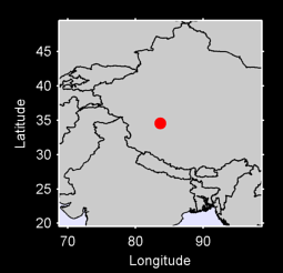 34.56 N, 83.68 E Local Context Map