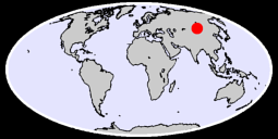 47.42 N, 100.66 E Global Context Map