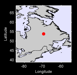 53.84 N, 69.55 W Local Context Map