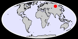 55.45 N, 113.39 E Global Context Map
