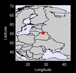55.45 N, 28.35 E Local Context Map