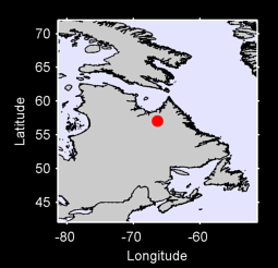 57.05 N, 66.39 W Local Context Map
