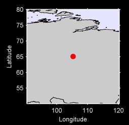 65.09 N, 105.32 E Local Context Map