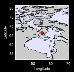 66.70 N, 84.94 W Local Context Map