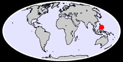 8.84 N, 124.05 E Global Context Map