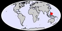 8.84 N, 125.68 E Global Context Map