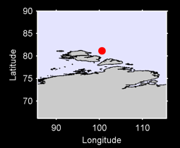 81.19 N, 100.59 E Local Context Map