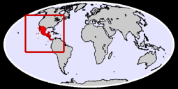 Central America Global Context Map