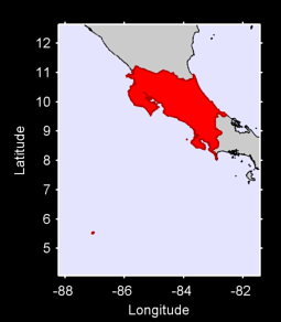 Costa Rica Local Context Map