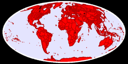 Global Land Global Context Map