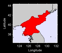 North Korea Local Context Map