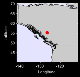 FORT BABINE,BC Local Context Map