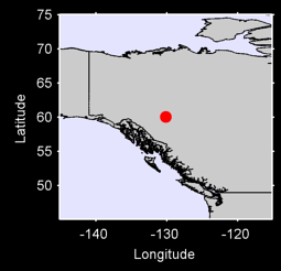 RANCHERIA YUKON TERRITORY Local Context Map