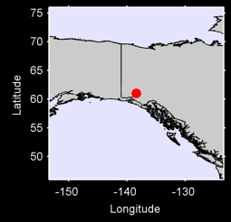 KLUANE LAKE,YT Local Context Map