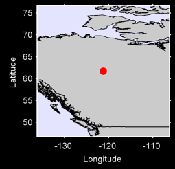 FORT SIMPSON ARPT Local Context Map