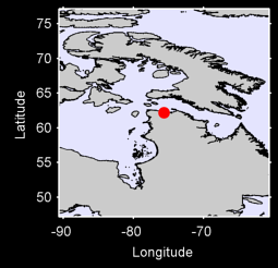 SALLIUT ARPT (SAWR) Local Context Map