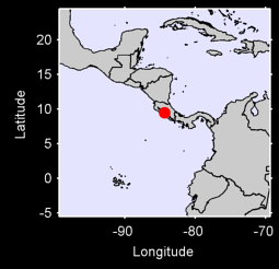 PARRITA  COSTA RICA Local Context Map