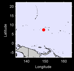 PULUWAT ATOLL AWS,  CAROLINE IS. Local Context Map