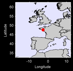 VANNES-MEUCON ARPT Local Context Map