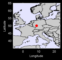 FRANKFURT A MAIN    W.GERMANY Local Context Map