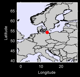 STRALSUND           E.GERMANY Local Context Map