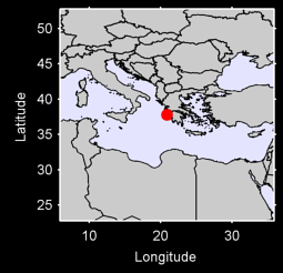 ZAKYNTHOS I.  IONIAN IS. GREEC Local Context Map