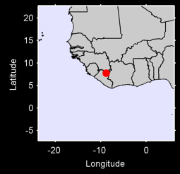N ZEREKORE GUINEA AFRICA Local Context Map