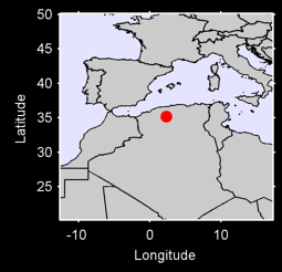 KSAR CHELLALA Local Context Map