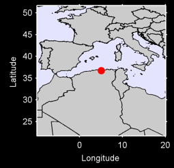 BEJAIA-AEROPORT Local Context Map