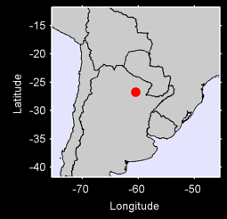 PRESIDENCIA ROQUE SAENZ PENA AERO Local Context Map