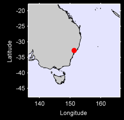 CESSNOCK AIRPORT AWS Local Context Map