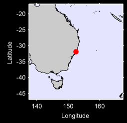 TAREE AIRPORT AWS Local Context Map