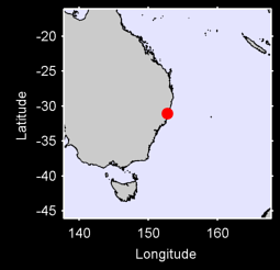 KEMPSEY AIRPORT AWS Local Context Map