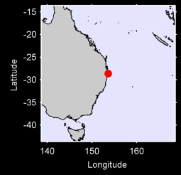 BYRON BAY (CAPE BYRON AWS) Local Context Map