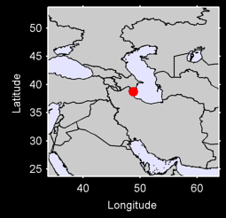 LENKORAN' U.S.S.R. Local Context Map