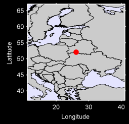 PINSK  BYELORUSSIA     FORMER Local Context Map