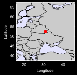 GOMEL  BYELORUSSIA     FORMER Local Context Map