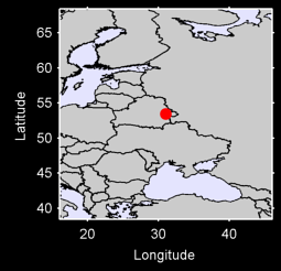 SLAVGOROD  BYELORUSSIA FORMER Local Context Map