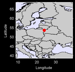 GRODNO  BYELORUSSIA    FORMER Local Context Map