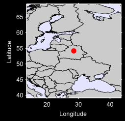 BORISOV  BYELORUSSIA   FORMER Local Context Map