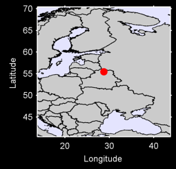 POLOTSK  BYELORUSSIA   FORMER Local Context Map