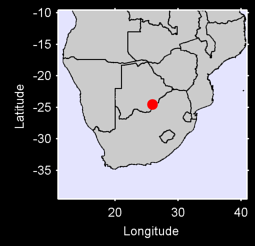 SERETSE KHAMA INTERNATIONAL AIRPORT Local Context Map