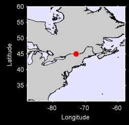 FRELIGHSBURG, QUE Local Context Map