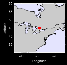 BEATRICE CLIMATE, ONT Local Context Map