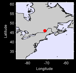 THETFORD MINES RCS, QUE Local Context Map